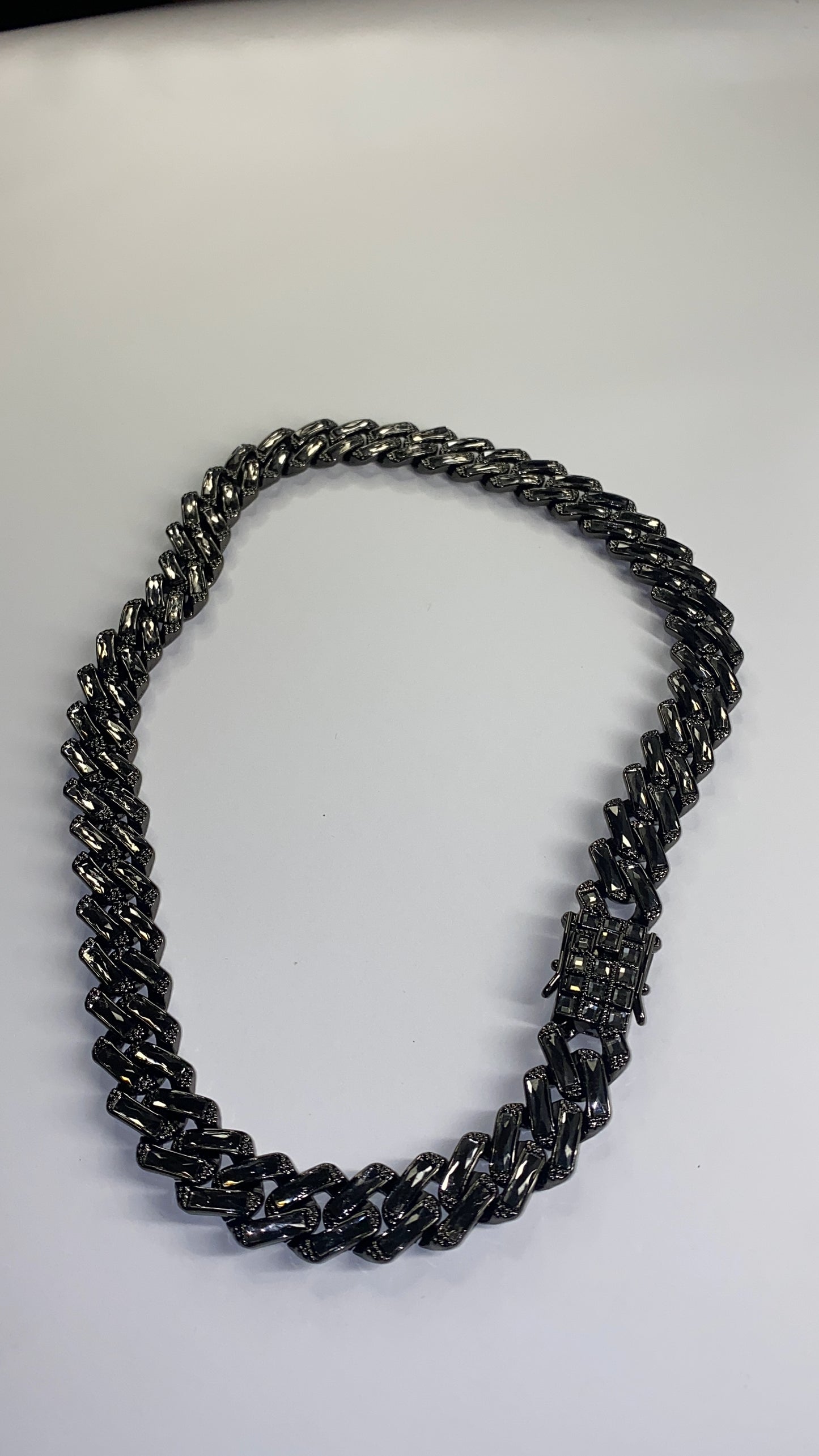 Colier Obsidian Ice