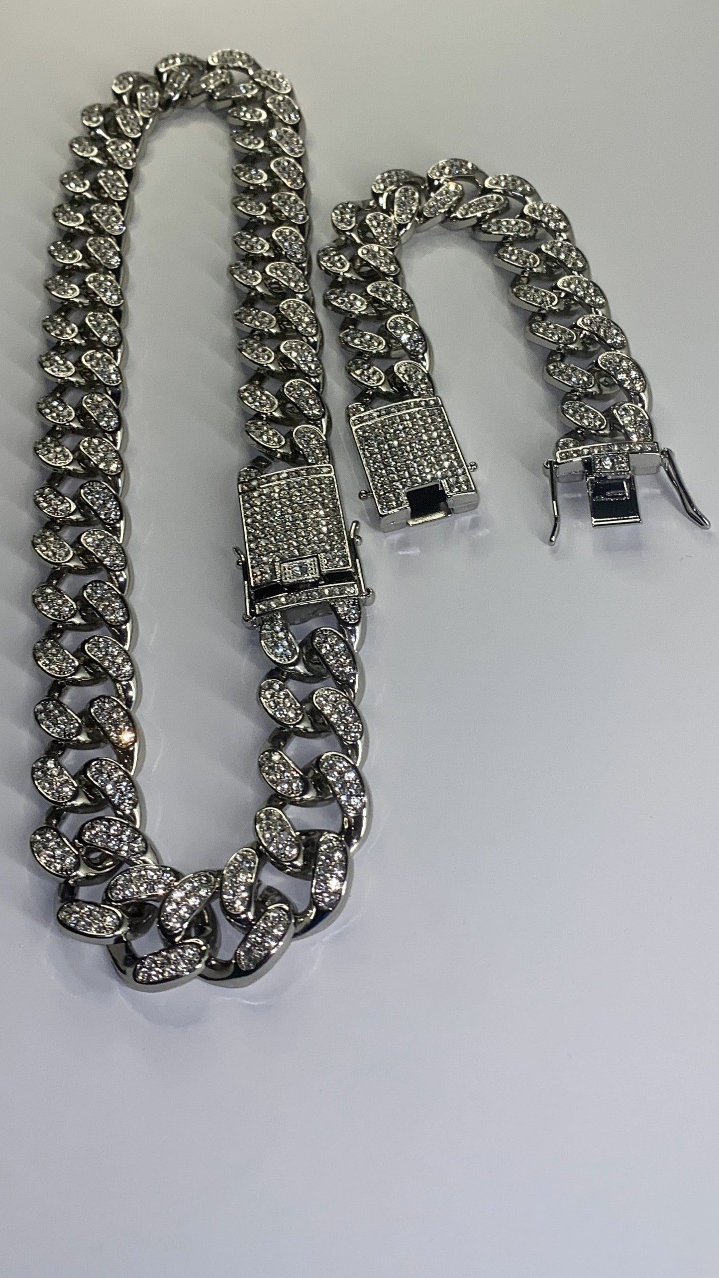Set Cuban Heavy Silver