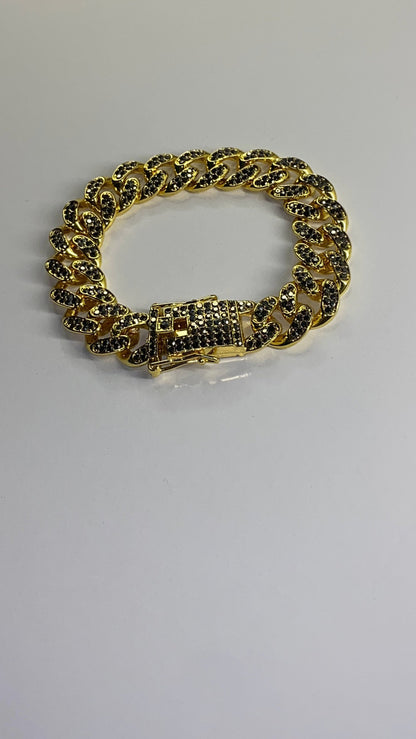 Bratara Obsidian Gold