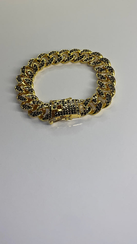 Bratara Obsidian Gold