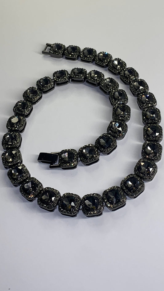 Colier Obsidian Love