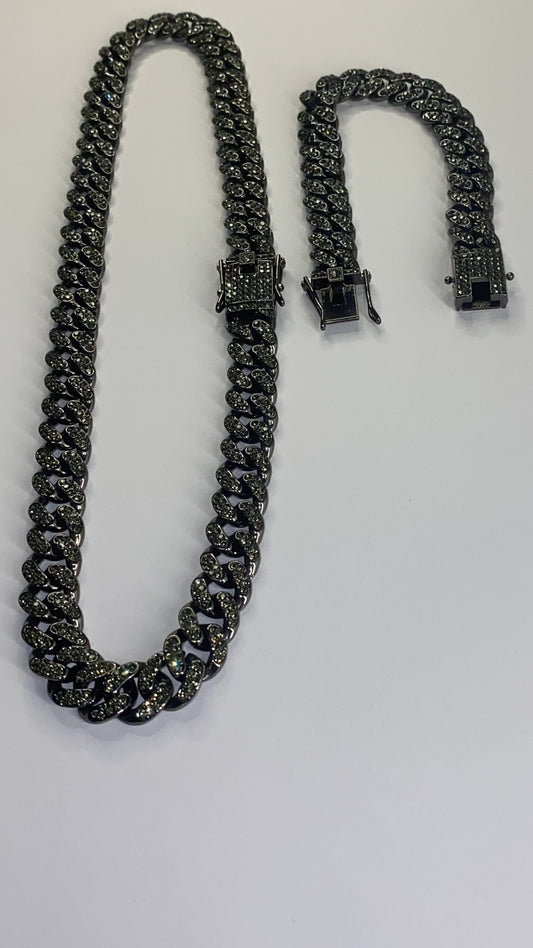 Set Cuban Obsidian